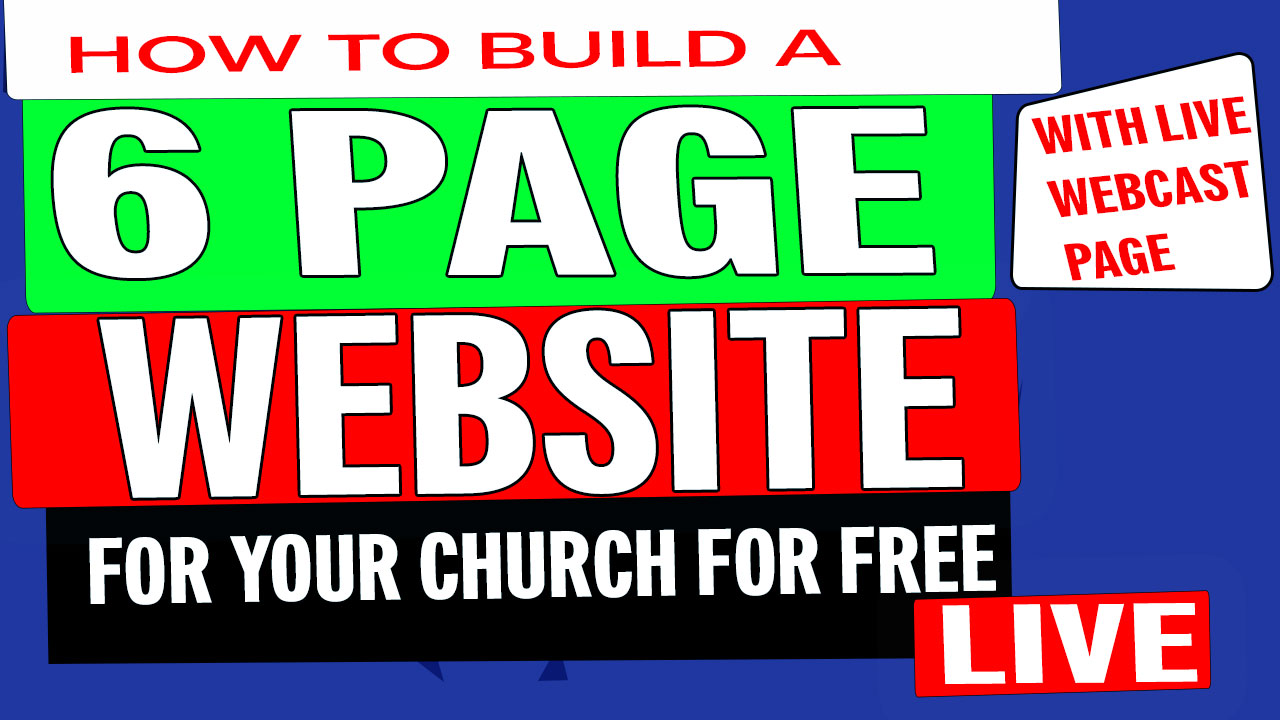 Photo for Live Webinar - How To Build A Church Website From Scratch on ViewStub