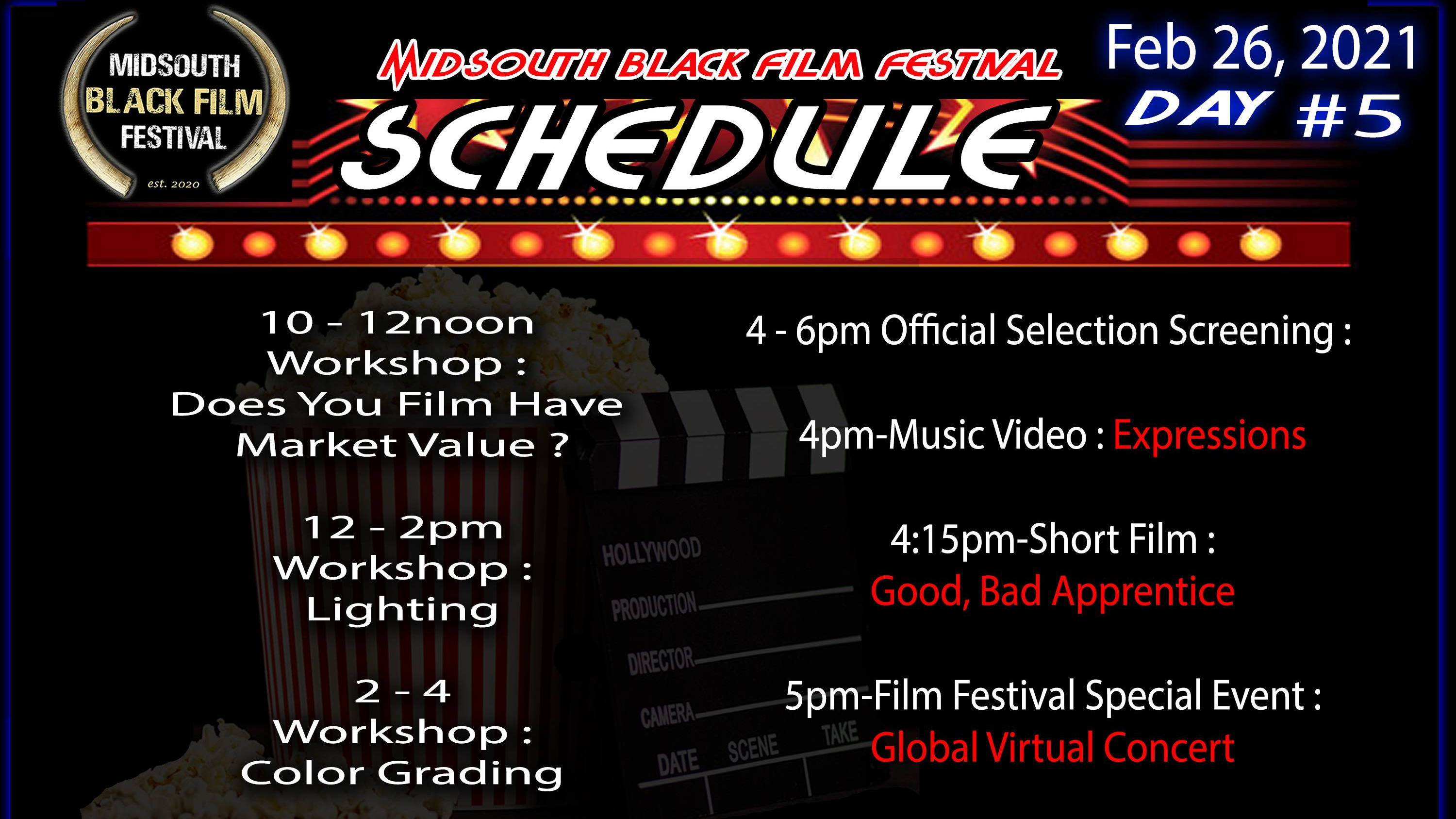 Photo for Official Screenings(PM-DAY 5) Midsouth Black Film Festival 2021 on ViewStub
