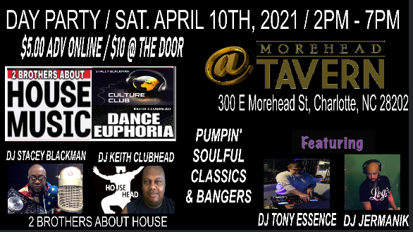 Photo for 2 BROTHERS ABOUT HOUSE MUSIC DAY PARTY @ MOREHEAD TAVERN on ViewStub