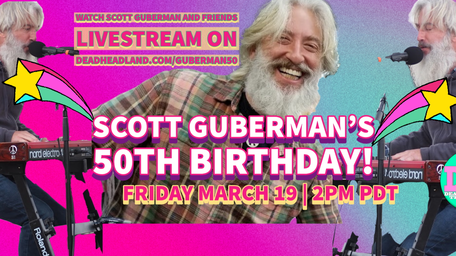 Photo for Scott Guberman's 50th Birthday Concert Stream! on ViewStub