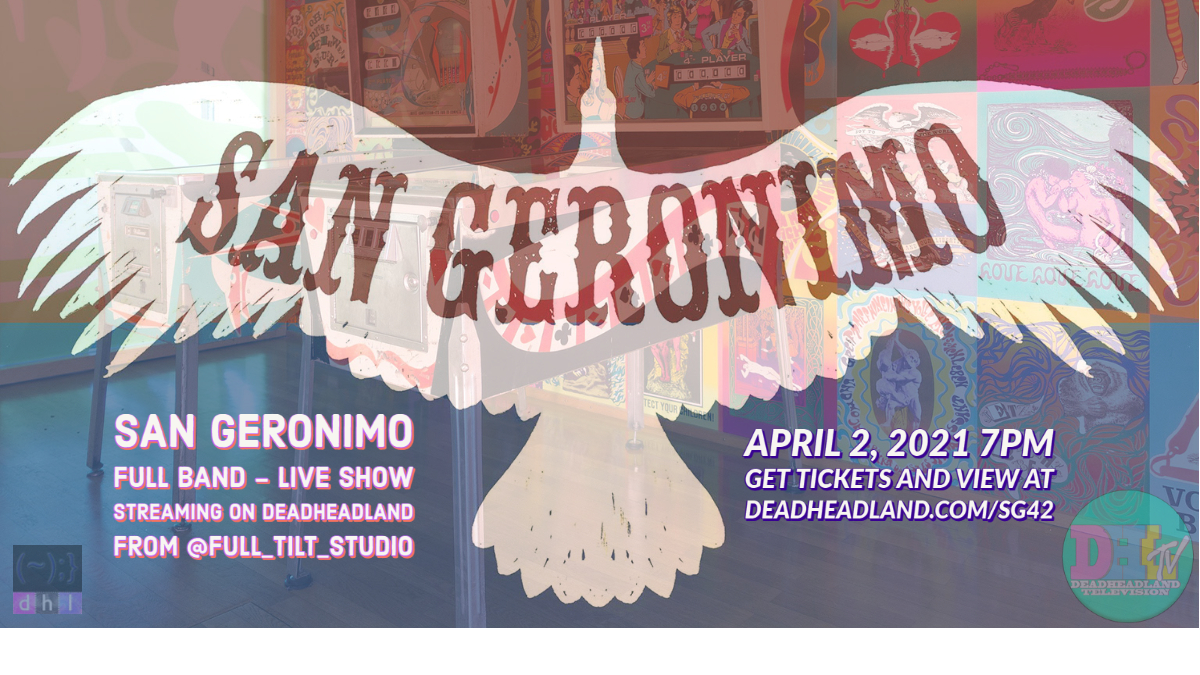 Photo for San Geronimo |  DHLTV Live from @Full_Tilt_Studio  | Friday April 2, 2021 on ViewStub
