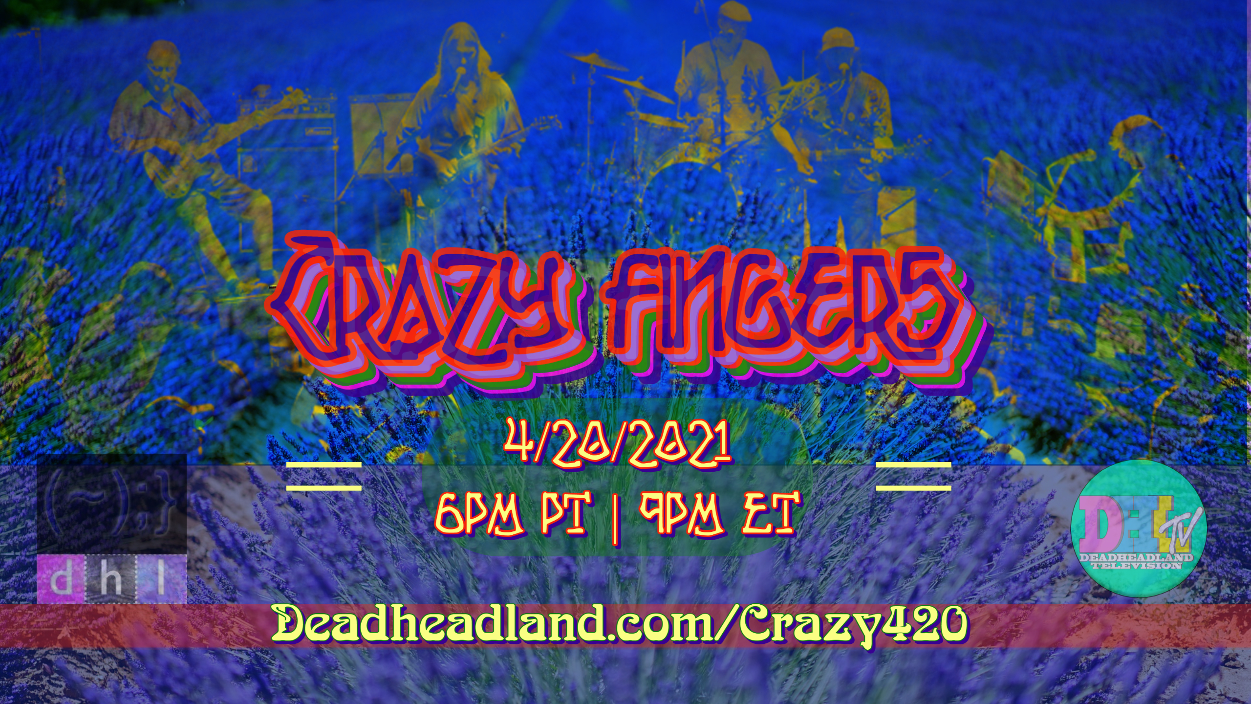 Photo for Crazy Fingers - 4/20 Deadheadland Special  | Tuesday April 20, 2021 6pm PT | 9pm ET on ViewStub