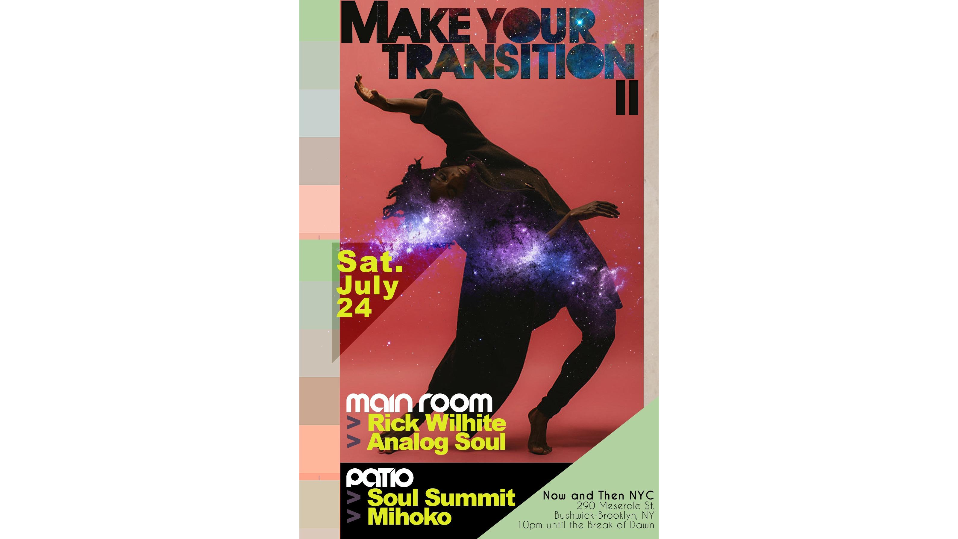 Photo for Make Your Transition with Rick Wilhite, Analog Soul, Soul Summit and Mihoko on ViewStub