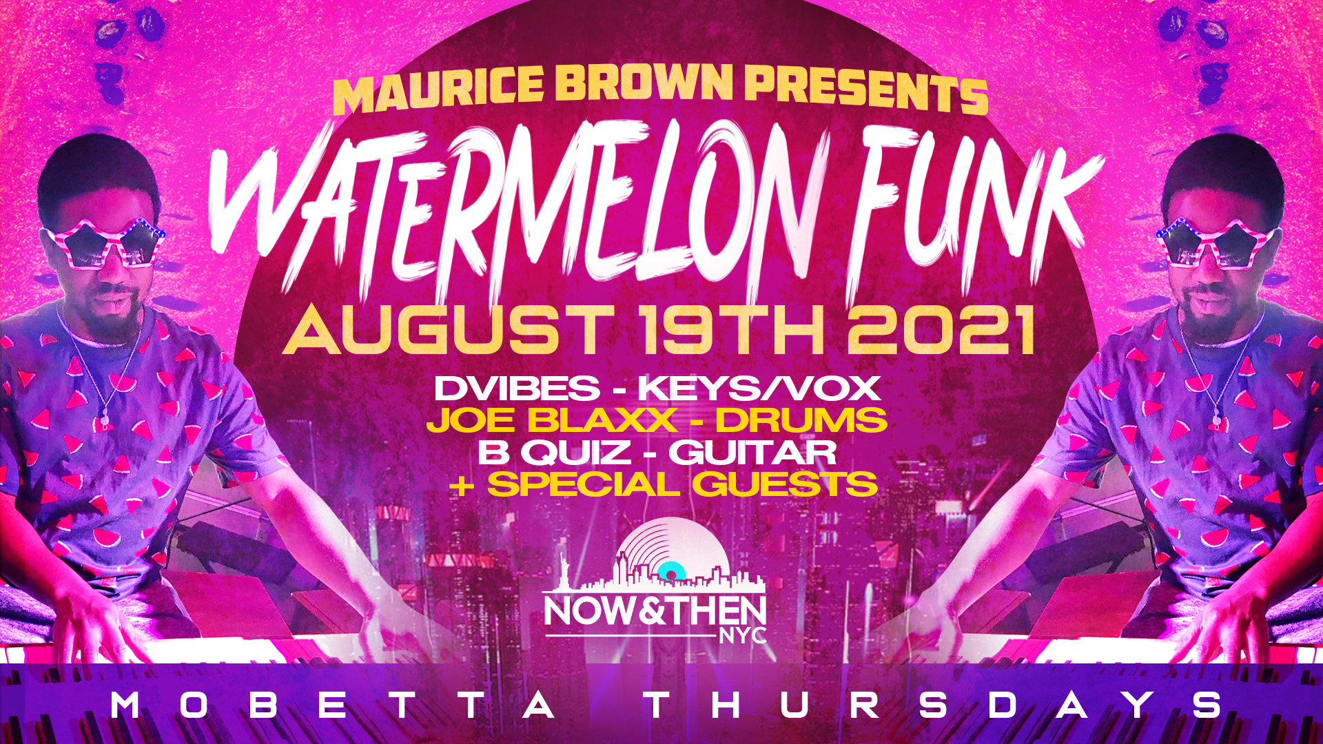 Photo for Mobetta Thursdays Curated By Maurice Brown Presents: Watermelon Funk  August 19th on ViewStub