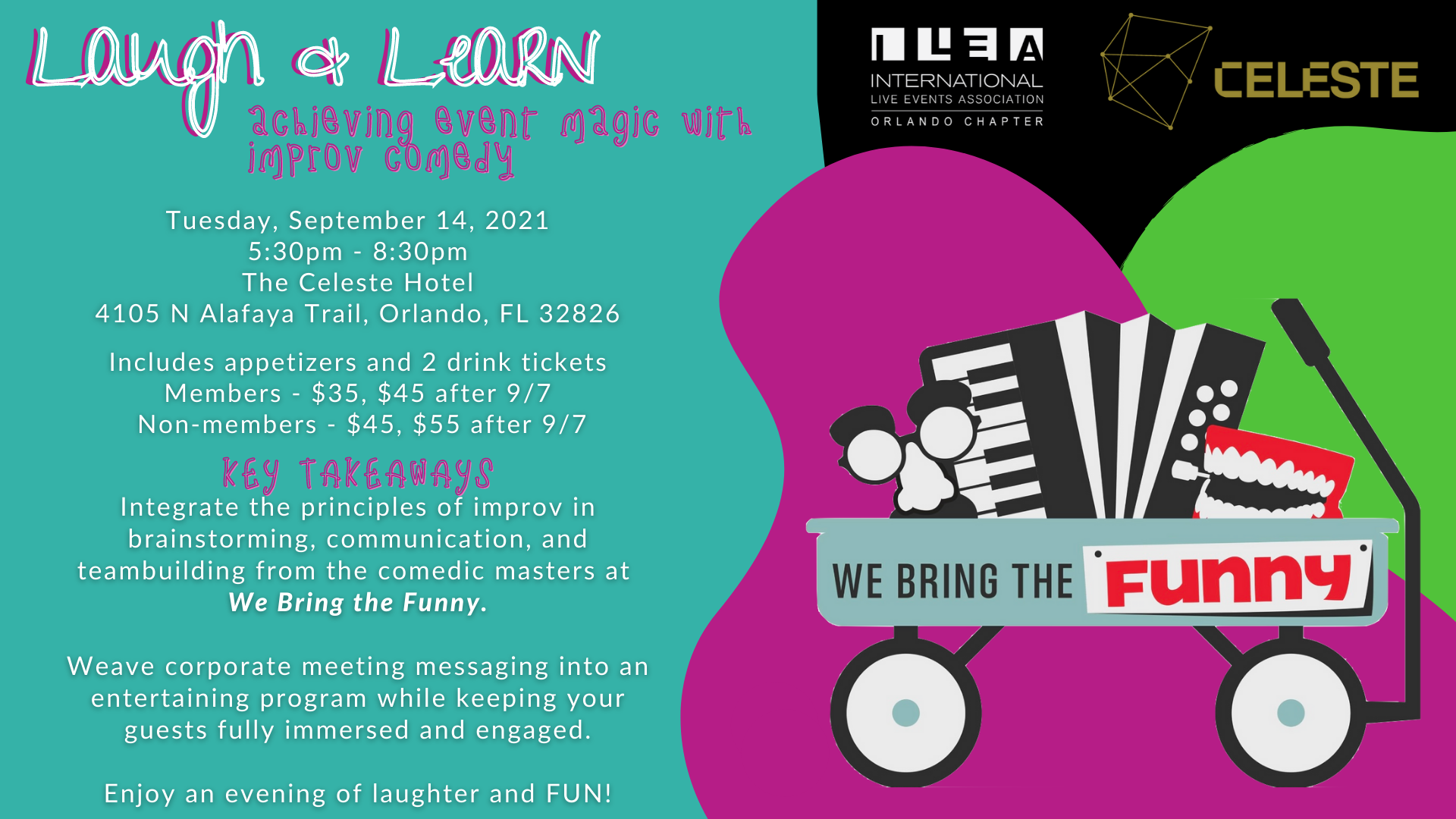 Photo for Laugh & Learn: Achieving Event Magic with Improv Comedy on ViewStub