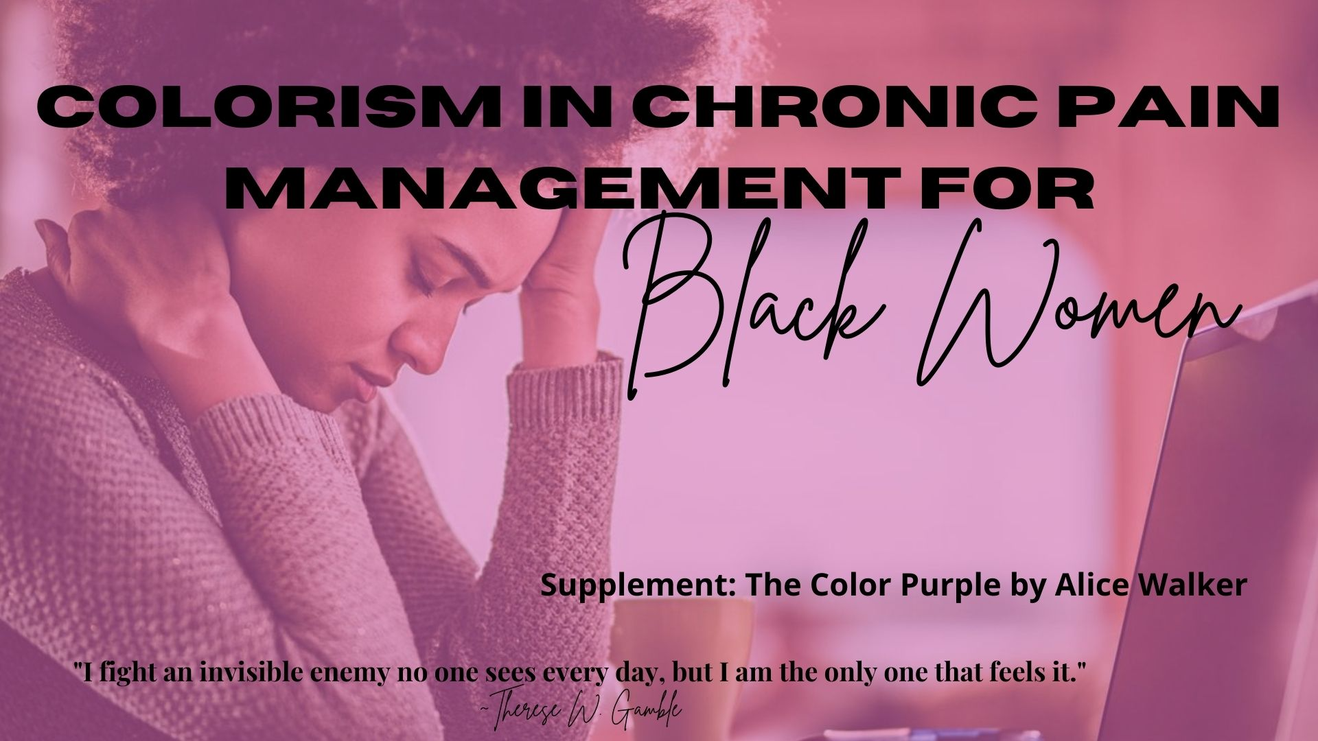 Photo for Colorism in Chronic Pain Management for Black Women on ViewStub