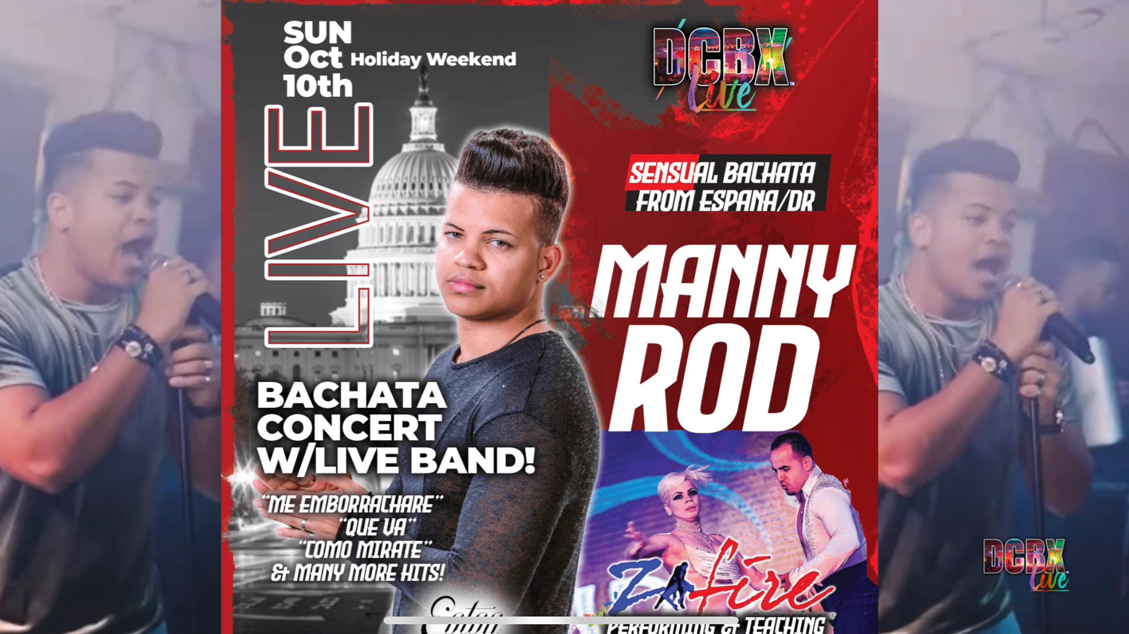 Photo for No Work Monday Holiday Bash - Manny Rod with Live Bachata Concert and Band - 4 Ballrooms and more! on ViewStub