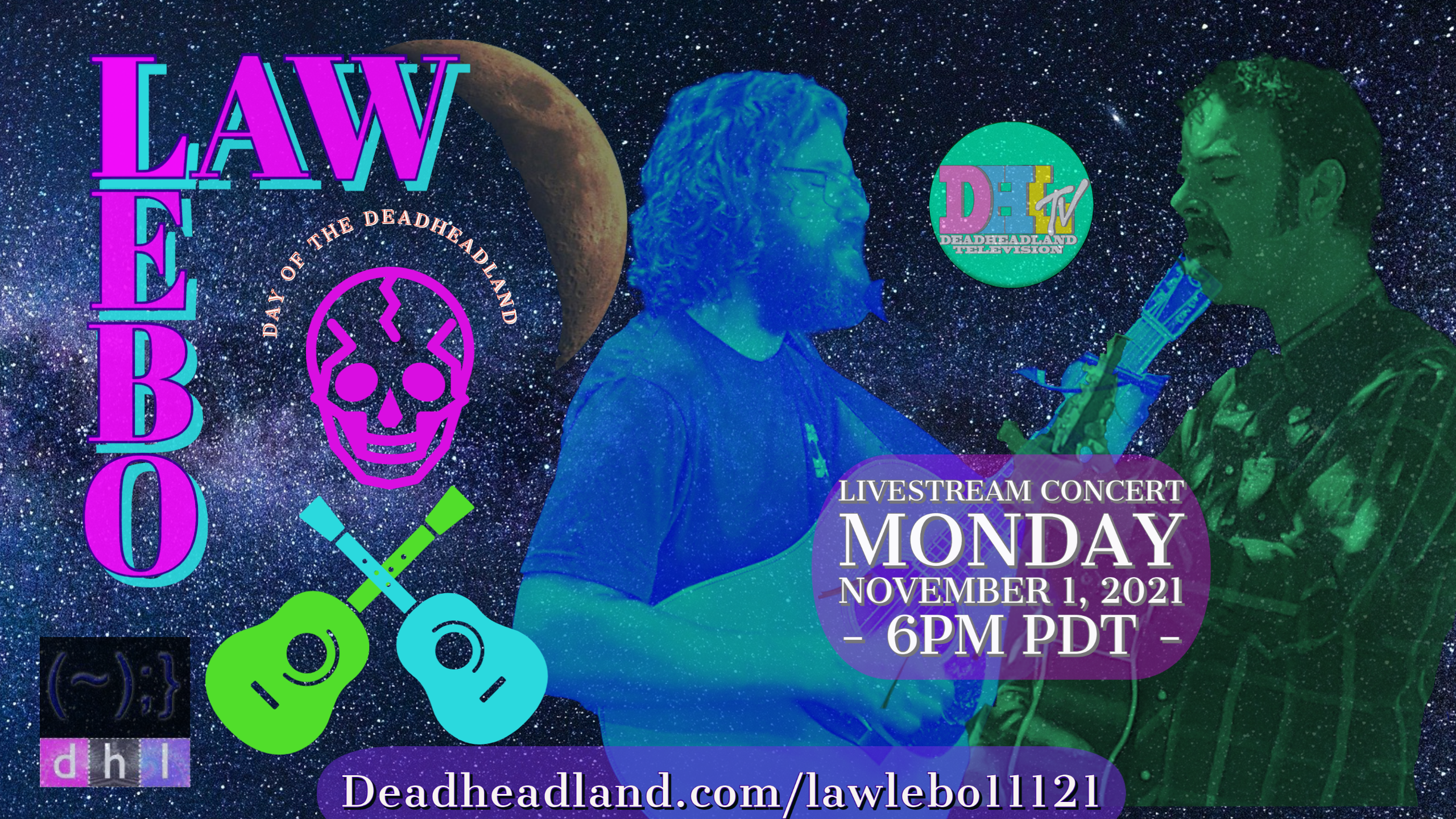 Photo for Law & Lebo | Livestream Concert 11.1.21 | Day of The Deadheadland II on ViewStub