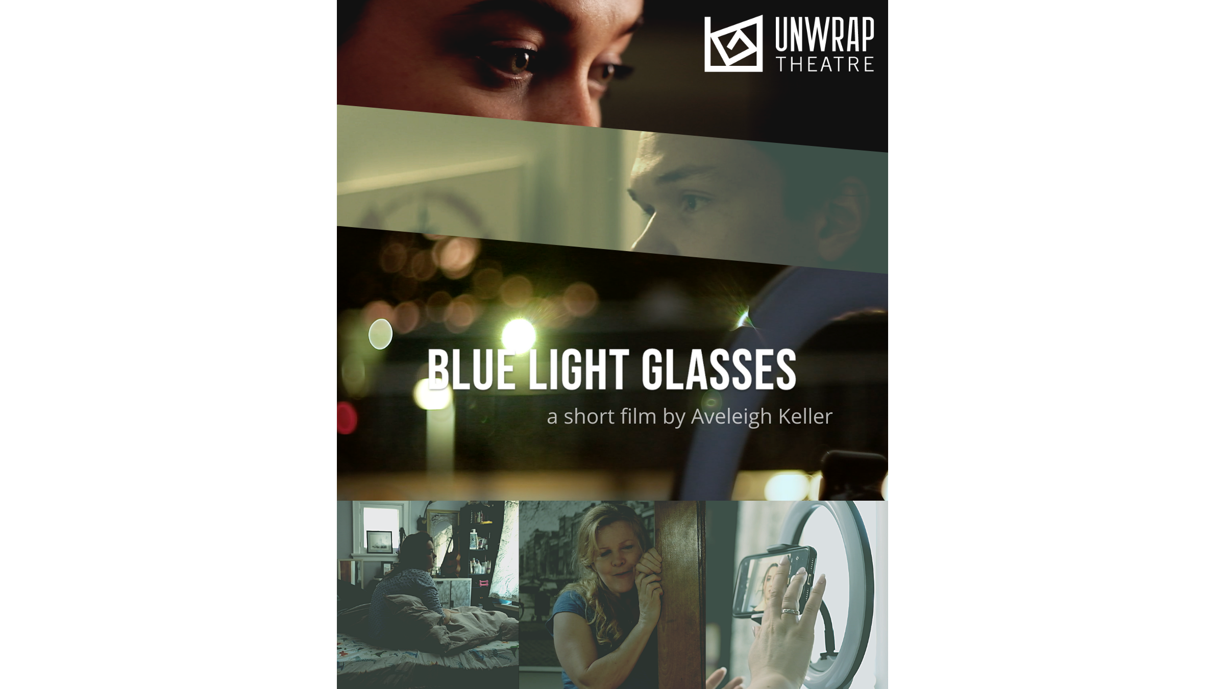 Photo for BLUE LIGHT GLASSES | A Short Film by Aveleigh Keller | Unwrap Theatre 2021 on ViewStub
