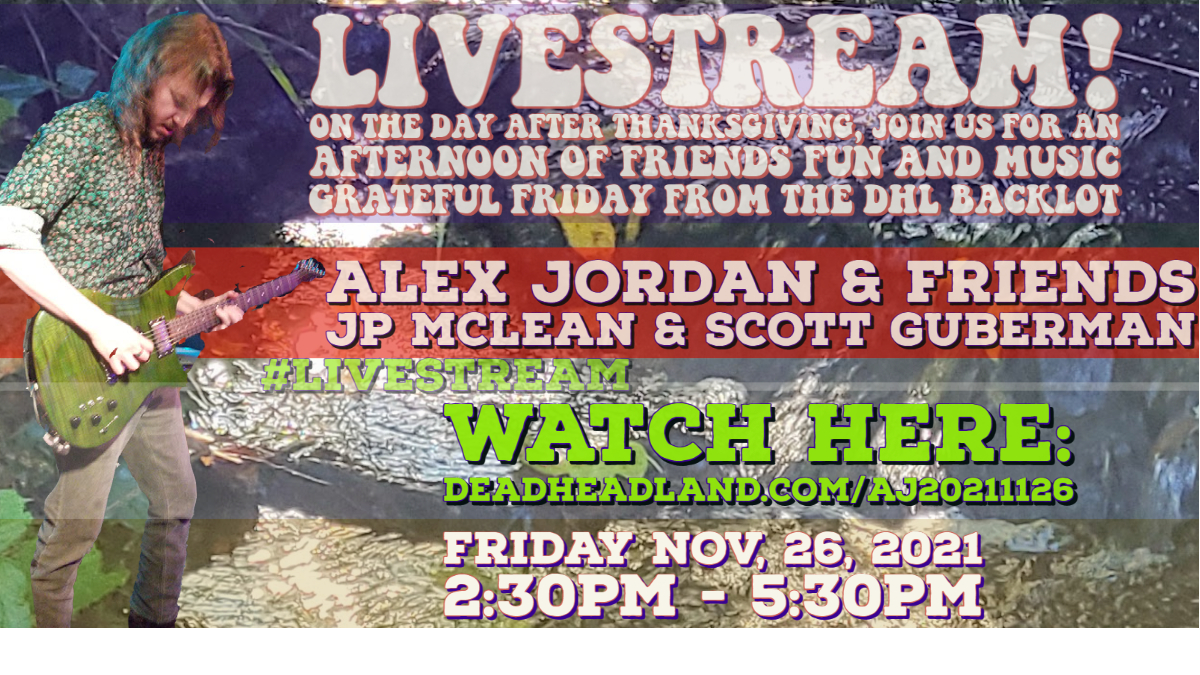 Photo for ALEX JORDAN & FRIENDS | Grateful Friday Live from DHLTV Backlot on ViewStub