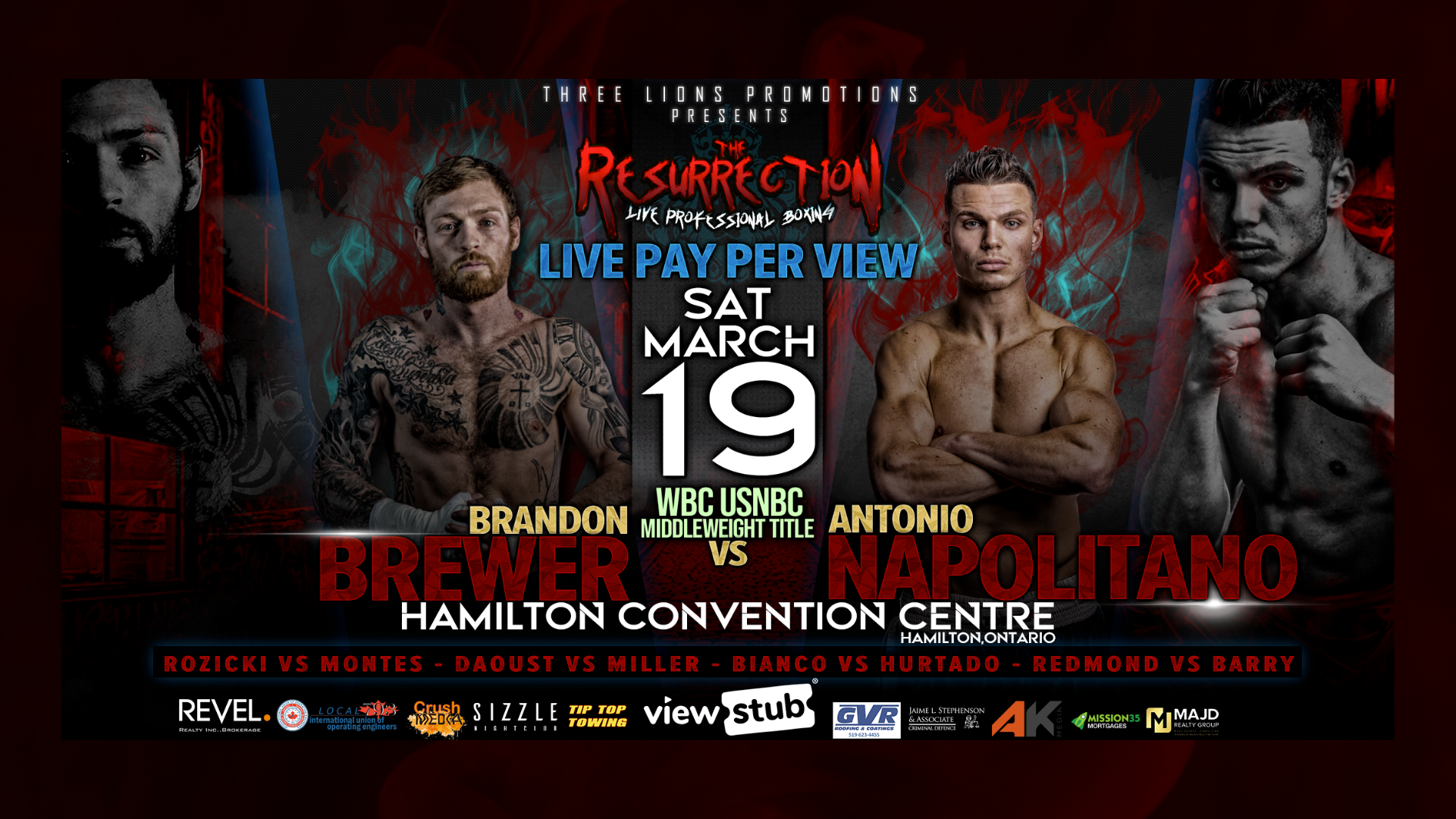 Photo for Three Lions Promotions Presents: The Resurrection Live Professional Boxing on ViewStub