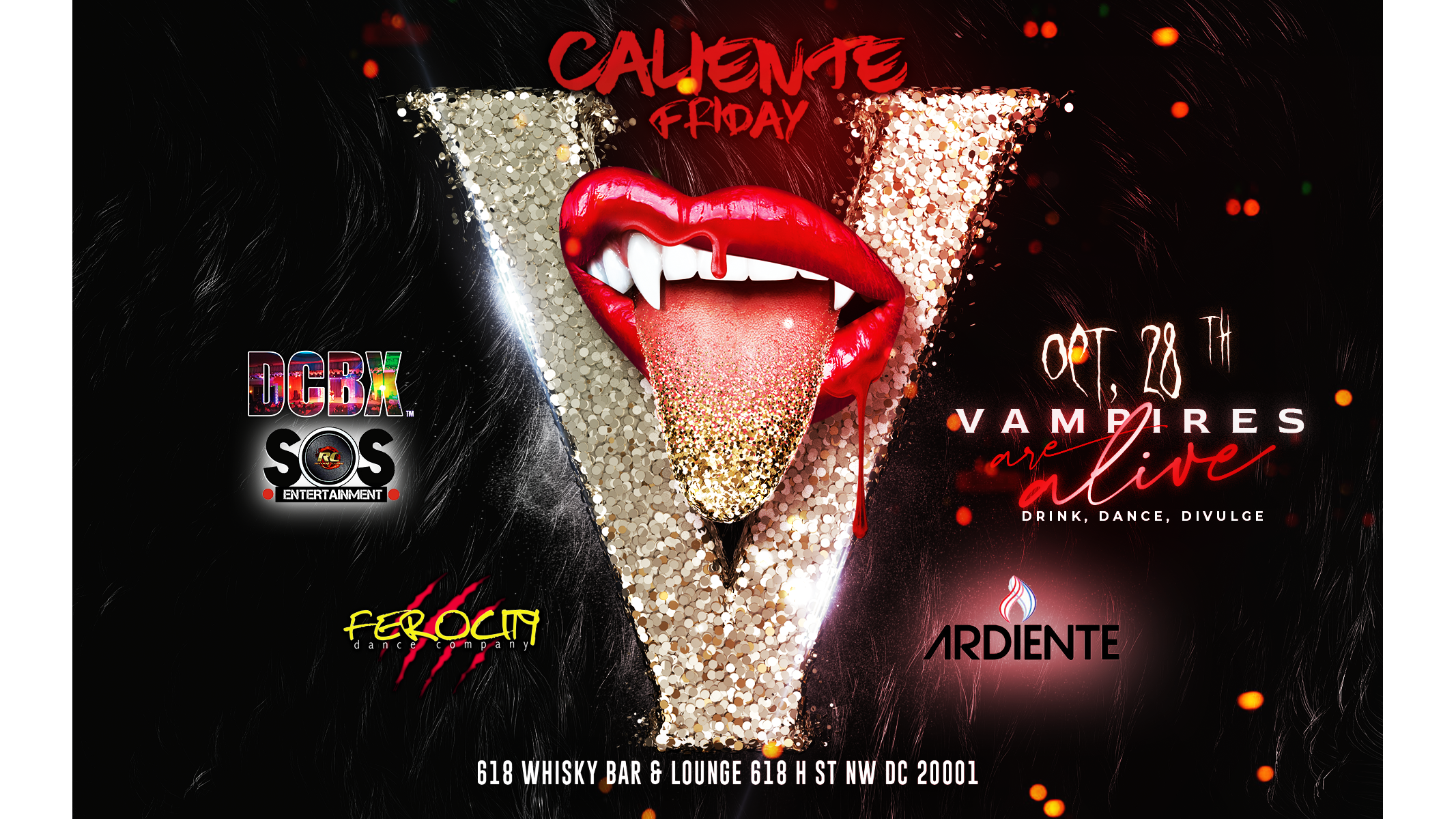 Photo for Vampires Caliente Friday Salsa & Bachata Halloween Bash Ferocity & Ardiente DC Take Over! on ViewStub
