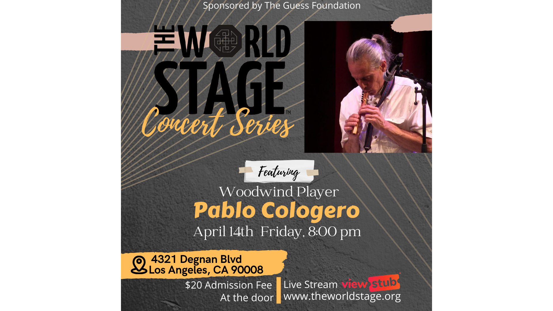 Photo for Woodwind Player Pablo Cologero on ViewStub
