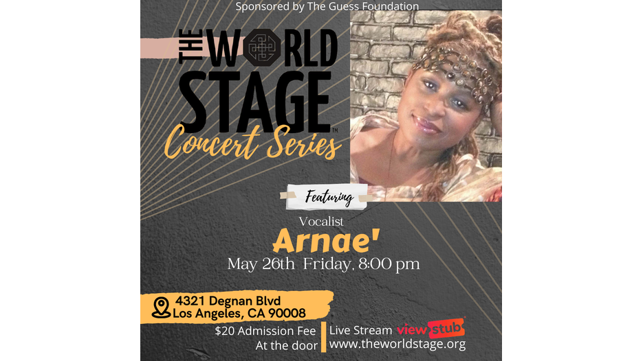 Photo for Arnae Batson Live at The World Stage on ViewStub