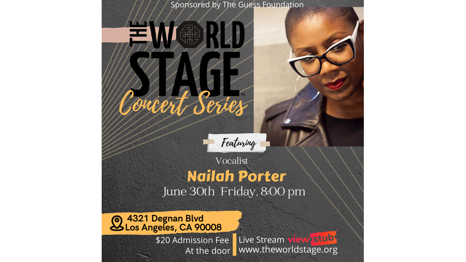 Photo for World Stage Concert Series -Vocalist Nailah Porter on ViewStub