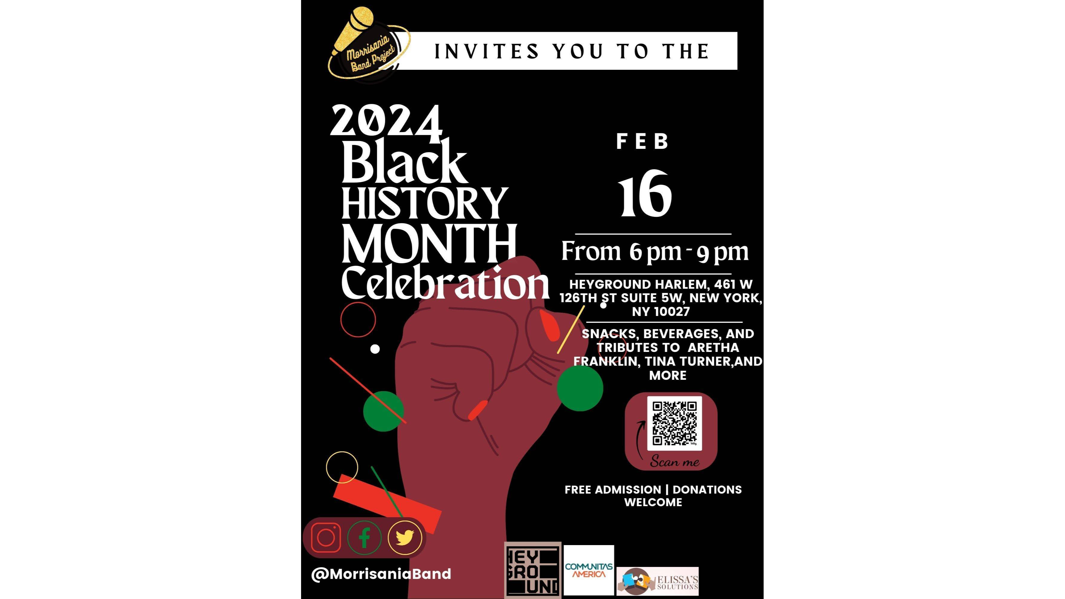 Photo for 2024 Black History Month Celebration featuring Morrisania Band Project on ViewStub