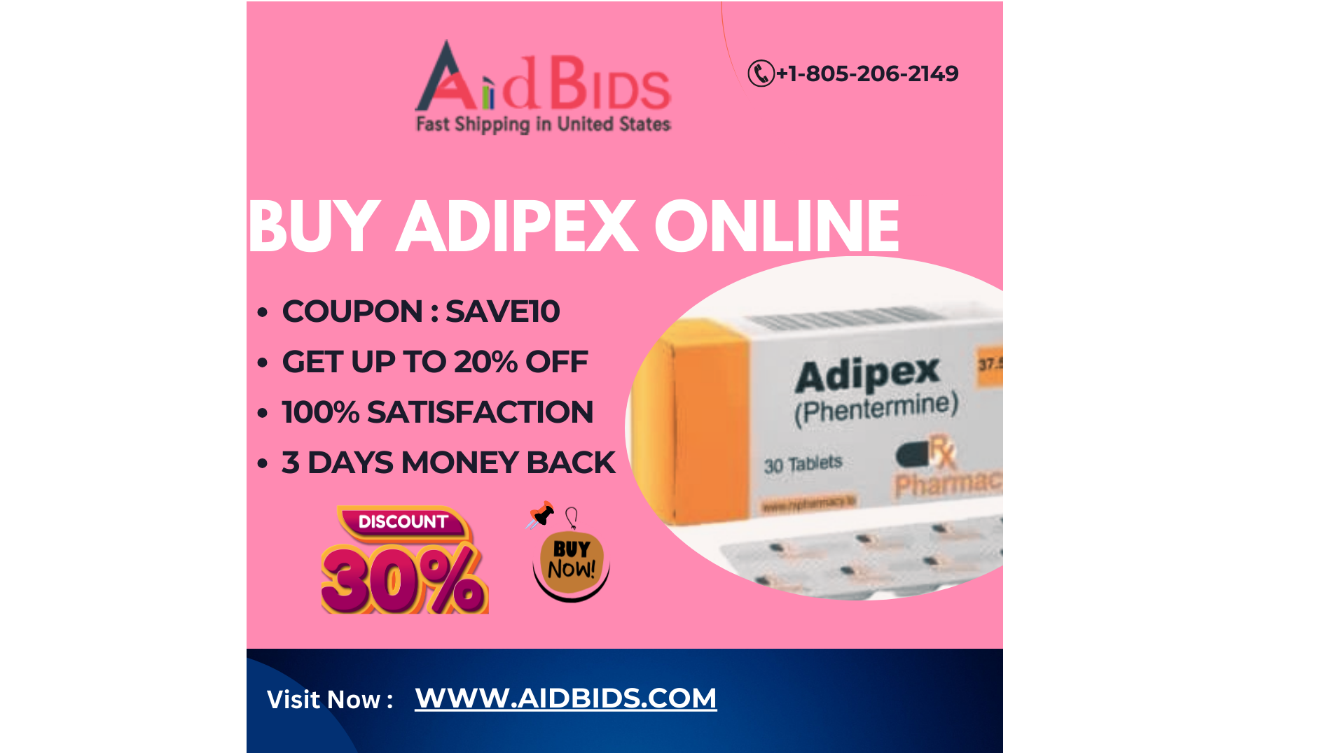 Photo for Easy Shop Buy Adipex Online Fast Overnight Delivery on ViewStub