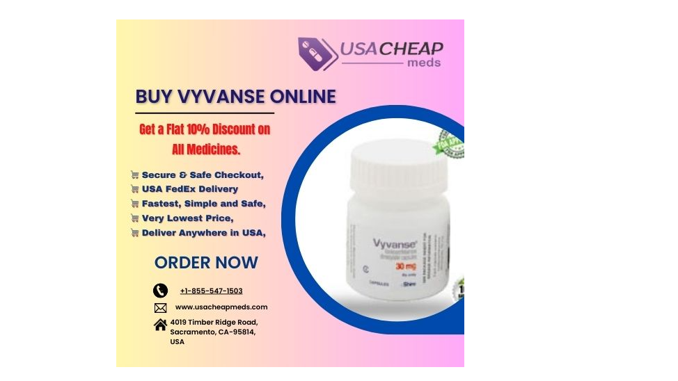 Photo for Buy Vyvanse Online Even After 12am Night Delivery on ViewStub