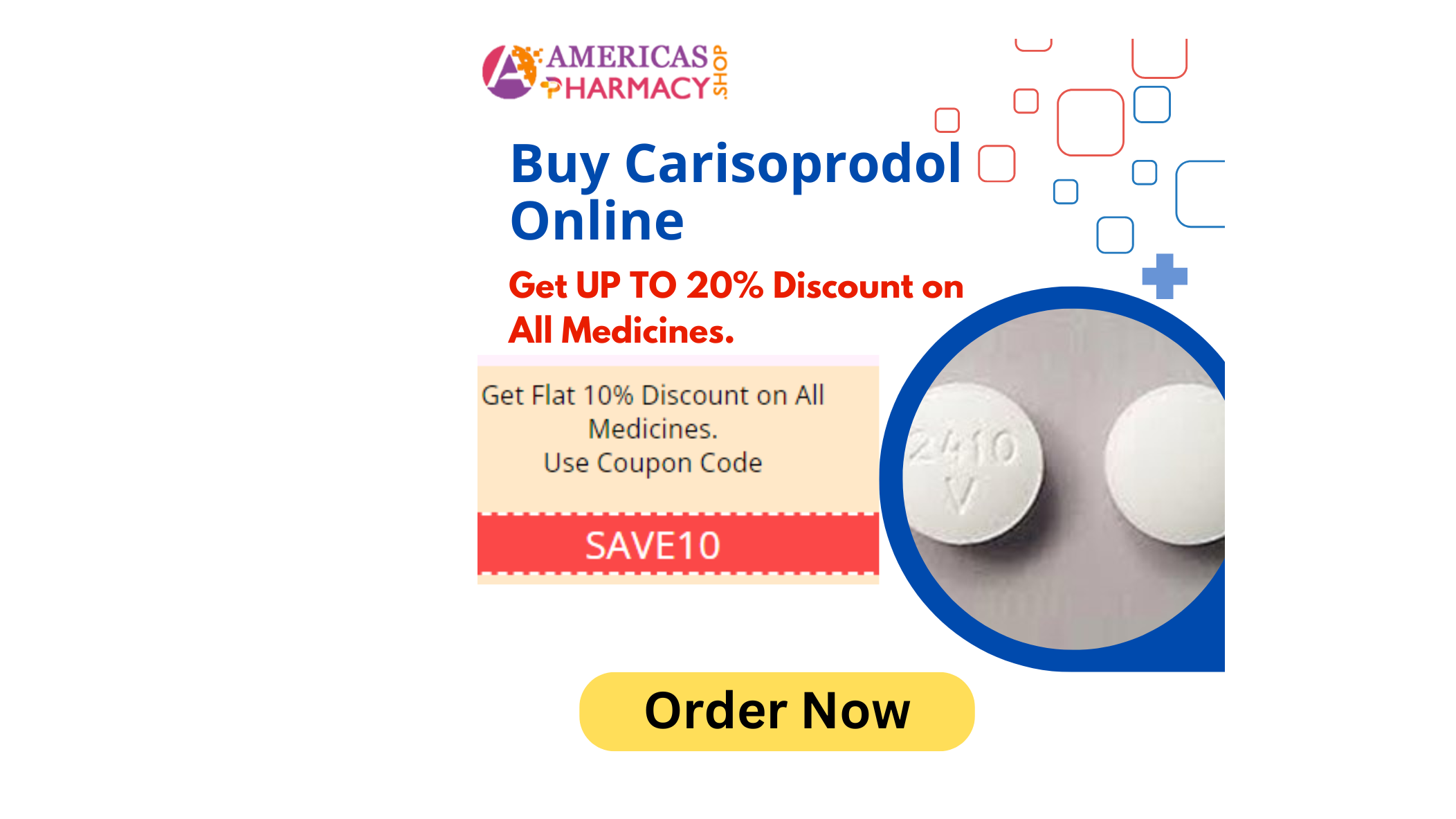 Photo for Buy Carisoprodol Online World Class Service on ViewStub