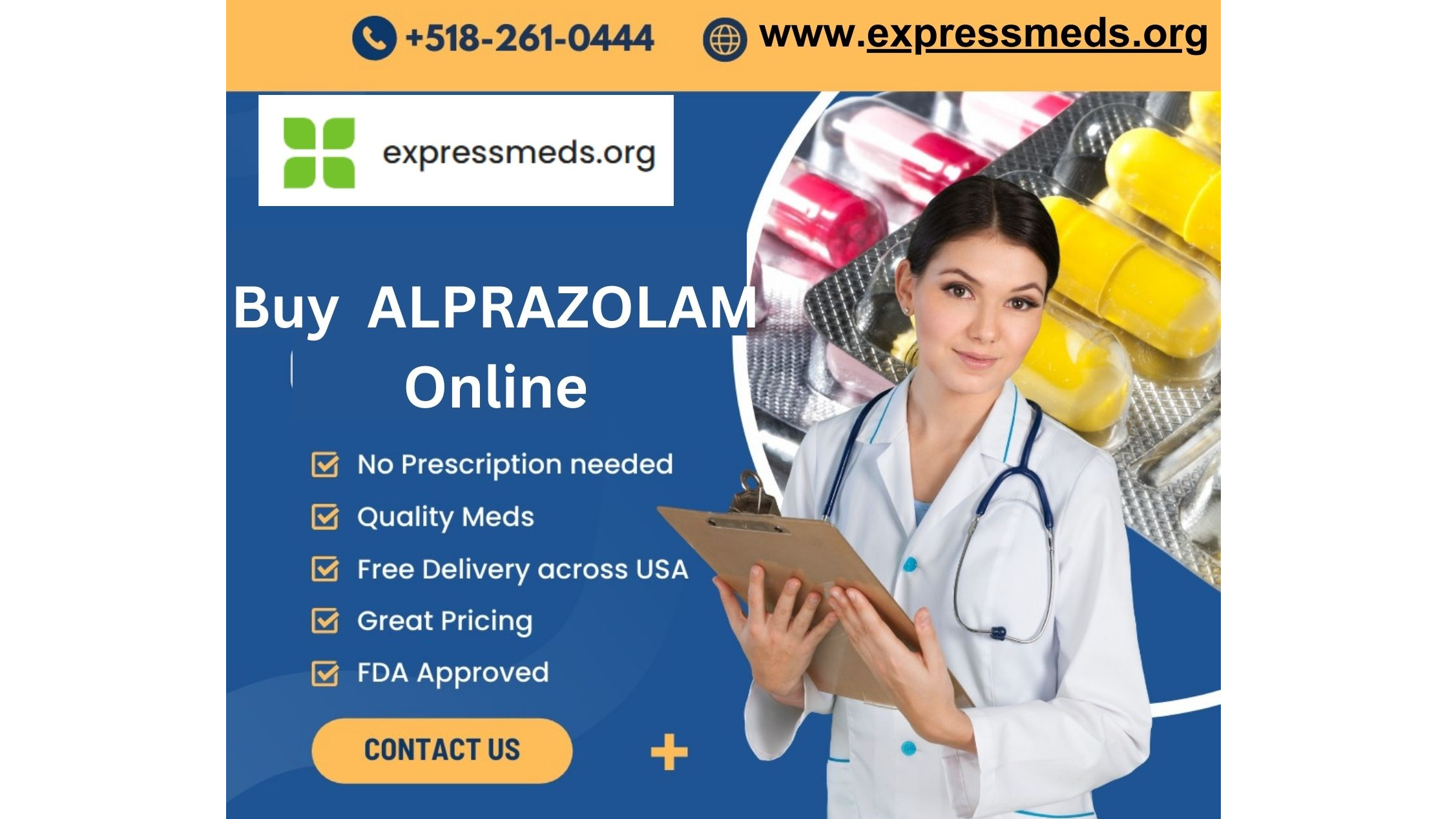 Photo for Order Alprazolam Online with Reliable Next-Day Delivery on ViewStub