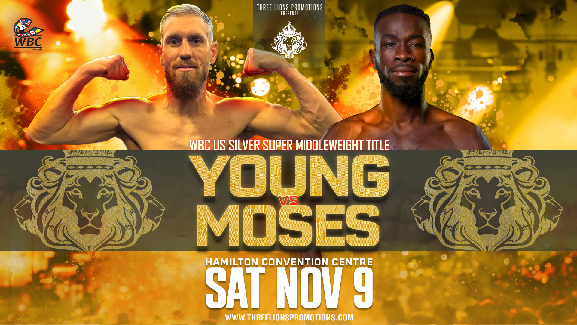 Photo for Young vs Moses - NOV 9 - WBC US SILVER SUPER MIDDLEWEIGHT TITLE - Hamilton Convention Centre on ViewStub